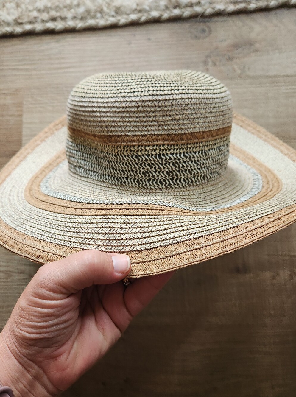 Sonoma Straw Sun Hat in Natural and Tan